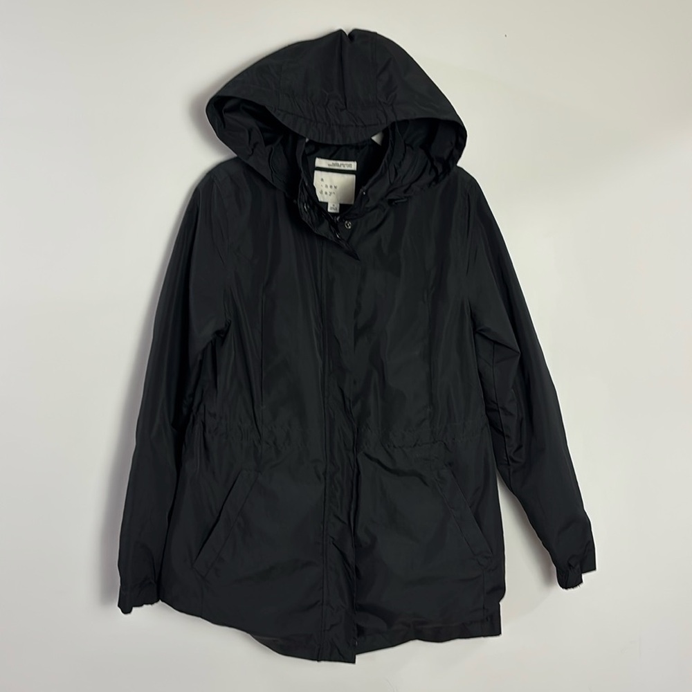 A New Day Rain Coat Black Small Women’s Jacket